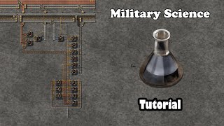 Factorio  Military Science Automation Tutorial [upl. by Linkoski]