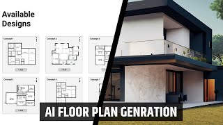 Generative floor plan design using AI Maketai ai architecture [upl. by Gruver]