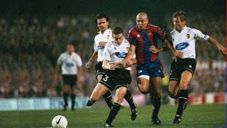 Ronaldo ► Barcelona vs Valencia ◄ 26101996 ► Hattrick 32 [upl. by Ordnassela]