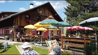 Bregenzerwald Wanderung Bergkristallhütte  schöne Runde von Schoppernau zur Nordwand Zitterklapfen [upl. by Roderigo]