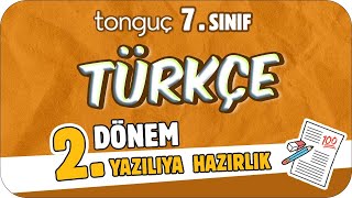 7Sınıf Türkçe 2Dönem 2Yazılıya Hazırlık 📑 2024 [upl. by Ahern]