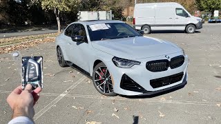 2024 BMW M240i xDrive Start Up Exhaust Test Drive Walkaround POV and Review [upl. by Matthaeus]