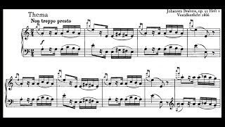 Brahms  Franz F Eichberger 1981 Paganini Variations Op 35 Heft 1 [upl. by Anahtor]