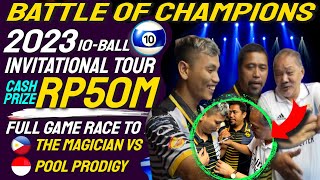 Thrilling Match between Efren Reyes vs Punguan Sihombing Epic Battle the Magician vs Pool Prodigy [upl. by Lila]