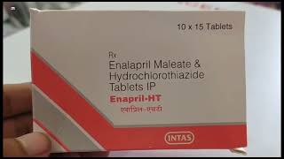 EnaprilHT Tablet  Enalapril Maleate amp HydrochlorothiazideTablets IP  Enapril HT Tablet Uses Dose [upl. by Alliuqal75]