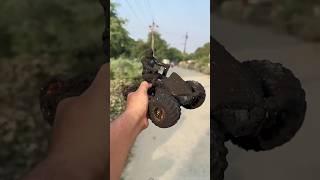 Old stunt car 😭mini wood toy woodworking art skills wood  handcrafts  shorts [upl. by Saxena]