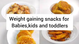 Weight gaining snacks for babieskids and toddlers  Baby food  Baby food recipes [upl. by Lula]