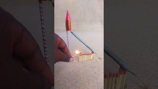 Matchstick Amazing Experiment 🔥💥 Diwali Creakers Testing shorts short video [upl. by Ursulette]