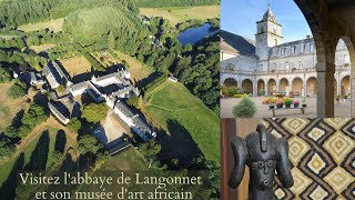 Visitez LANGONNET  labbaye son cloître et son musée dart africain [upl. by Cia]