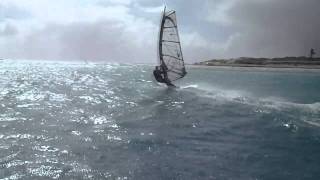 Windsurfing and Kitesurfing in Lancelin waves  Western Australia [upl. by Maupin942]