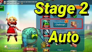 Lords mobile limited challenge dark disaster stage 2 auto [upl. by Ahseila]