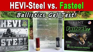 HEVI Steel vs Kent Fasteel  Ballistics Gel amp Pattern Test [upl. by Brandtr]