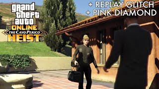 Cayo Perico Heist Solo With Pink Diamond  FULL TAKE  REPLAY GLITCH  GTA 5 Online [upl. by Avigdor220]