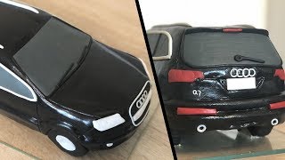 AUDI Q7 CAR  FONDANT CAKE [upl. by Odessa]