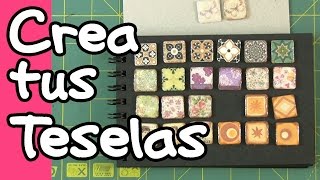 DIY Teselas Artísticas  Art tiles  Mosaico [upl. by Christianna]