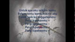 Biru Band  Pacar Yang Hilang Original Lyric Video [upl. by Nosna]