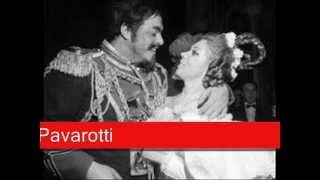 Mirella Freni amp Luciano Pavarotti Bellini  I Puritani A te o cara [upl. by Eecrad]