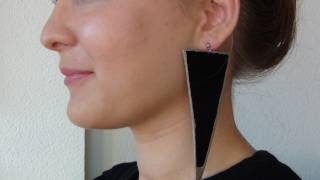 Tutoriel  Boucles doreilles en plastique dingue [upl. by Isidor]