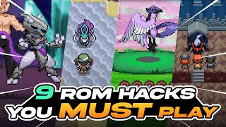 9 NEW and BEST POKEMON ROM HACKS AND FAN GAMES 2023  GBA NDS and MORE [upl. by Kisor429]