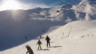 Rauris  Hochalmbahnen Piste 8 Muldenabfahrt  Piste 4 Gratlift Einöd [upl. by Vogeley]