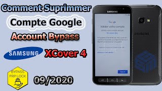 SAMSUNG XCover 4 FRP Google Account Bypass  Comment Suprimmer Compte Google  Android 9  quotU4quot [upl. by Peacock303]