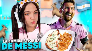 🐐 LA COMIDA FAVORITA DE MESSI 🐐 Milanesa Napolitana  Cocinando con Yuuki [upl. by Paco]