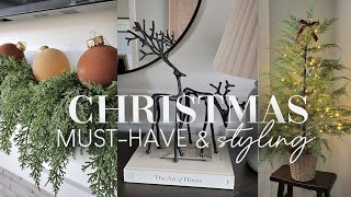 CHRISTMAS DECOR MUSTHAVES 2024  CHRISTMAS DECORATING IDEAS  FAVORITE TIMELESS CHRISTMAS DECOR [upl. by Burger]