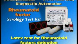 RF Rheumatoid Factor Serology kit [upl. by Ahsiuqram]