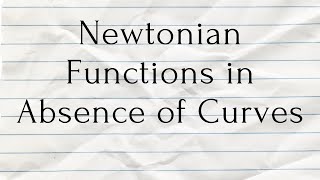 No Rectifiable Curves No Sobolev Functions — Lecture 13 [upl. by Ludeman]