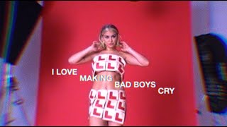 Caity Baser  I Love Making Bad Boys Cry Official Lyric Video STILLLEARNING [upl. by Jerrome616]