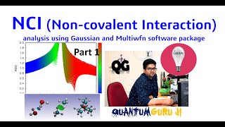 Live NCI Analysis From Scratch Using Gaussian and Multiwfn software NCIPlots Part1Molecules [upl. by Yeta324]