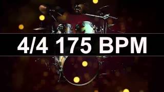 🔴 Drums Metronome 175 BPM [upl. by Joycelin]