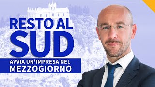 Resto al Sud come ottenere il fondo perduto per avviare unimpresa nel Mezzogiorno [upl. by Acissev]