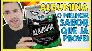 Albumina Proteína Pura Testei o Sabor Chocolate com Menta ReiComprei [upl. by Elinad]