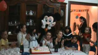 Topolino alla festa di compleanno di VanessaMPG [upl. by Enitsenrae105]