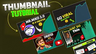 GROWTH GRAPH Thumbnail Tutorial  Make Thumbnail Like decodingyt for youtube video [upl. by Wendalyn]