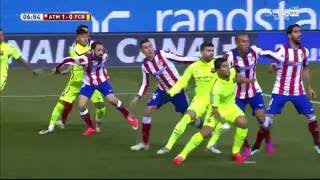 Atletico Madrid vs FC Barcelona 23  Copa Del Rey 1415 HD [upl. by Barbara877]