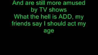 Blink 182 Whats my age again lyrics [upl. by Henarat]