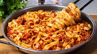 Ich habe noch nie so leckere Nudeln gegessen Das berühmte Rezept für PastaBolognese Lecker [upl. by Sandy]