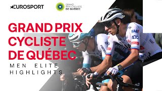 A THRILLER on streets of Québec  Grand Prix Cycliste de Québec 2024 Highlights 🇨🇦 [upl. by Ynad748]