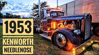 1953 Kenworth Neddlenose refurbished by Johnny Bigrigger [upl. by Frants322]