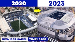 New Bernabeu Timelapse Construction 20202023 [upl. by Darach]