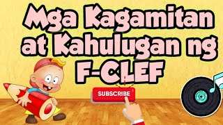 Kahulugam at Kagamitan ng FClef sa Staff  Music Lesson [upl. by Yeldahc]