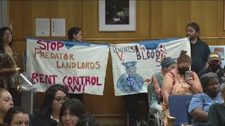 San Diego renters facing rate hikes demand rent control [upl. by Otrevlig793]