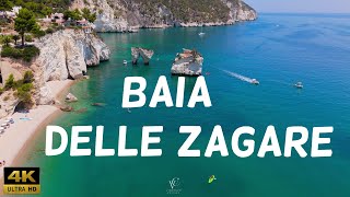 Baia delle Zagare Gargano  Puglia  Cinematic  4k  Drone  Insta 360 [upl. by Sclar]