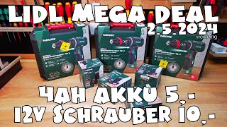 MEGA DEAL PARKSIDE® 12V Akku Bohrschrauber PBSA 12 E4 [upl. by Rrats]