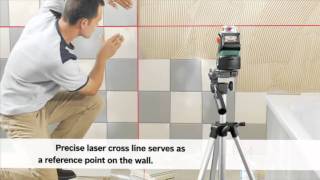 How to Fit Sockets at the Right Height—with the Bosch 360° Line Laser PLL 360 [upl. by Laddy]