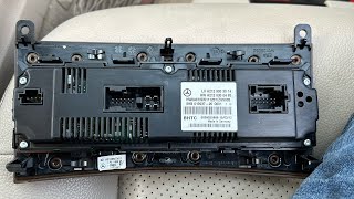 2014 Mercedes E350 Climate control no working quick fixCLiMATE Module [upl. by Seiter]