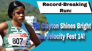 Tia Clayton Blazes to Victory Sets the Track Ablaze at Velocity Fest 14 [upl. by Nashoma]