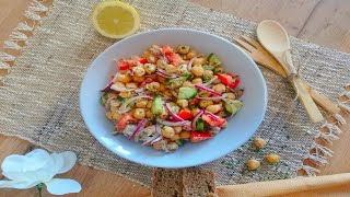 Salade de pois chiches سلطة الحمص [upl. by Nolahc]